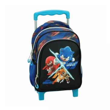   Sonic a sündisznó Brawn gurulós ovis hátizsák, táska 30 cm
