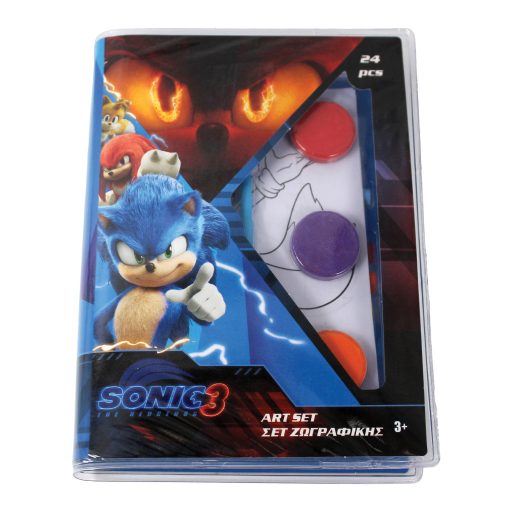 Sonic a sündisznó Hype Man mini művészeti szett