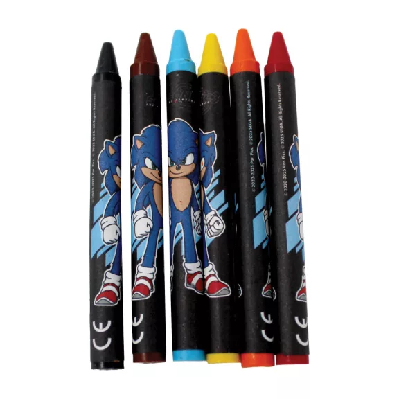 Sonic a sündisznó Hype Man mini művészeti szett