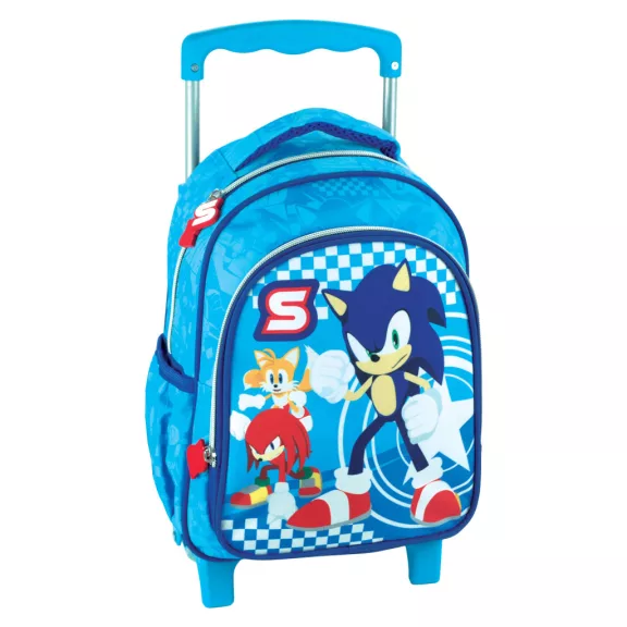 Sonic a sündisznó Trio gurulós ovis hátizsák, táska 30 cm Sonic a sündisznó Trio gurulós ovis hátizsák, táska 30 cm