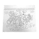 Sonic a sündisznó Speedy A/4 spirál vázlatfüzet 40 lapos matricával Sonic a sündisznó Speedy A/4 spirál vázlatfüzet 40 lapos matricával