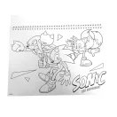 Sonic a sündisznó Speedy A/4 spirál vázlatfüzet 40 lapos matricával Sonic a sündisznó Speedy A/4 spirál vázlatfüzet 40 lapos matricával