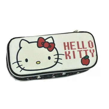 Hello Kitty Heart 2 rekeszes tolltartó 26 cm