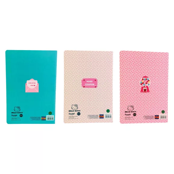Hello Kitty Sweetheart A5 notesz szett 3 db-os