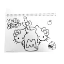 Hello Kitty World A/4 spirál vázlatfüzet 40 lapos matricával Hello Kitty World A/4 spirál vázlatfüzet 40 lapos matricával