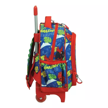   Pókember Spidey Dino-Webs gurulós ovis hátizsák, táska 30 cm