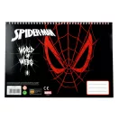 Pókember World of Webs A/4 spirál vázlatfüzet 40 lapos matricával