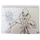 Pókember World of Webs A/4 spirál vázlatfüzet 40 lapos matricával