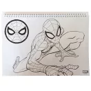 Pókember World of Webs A/4 spirál vázlatfüzet 40 lapos matricával