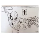 Pókember World of Webs A/4 spirál vázlatfüzet 40 lapos matricával