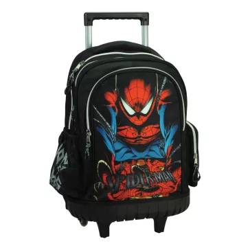   Pókember Evergreen prémium gurulós iskolatáska, táska 42 cm