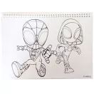 Pókember Spidey Dino-Webs A/4 spirál vázlatfüzet 40 lapos matricával