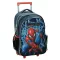 Pókember Frame gurulós iskolatáska, táska 46 cm