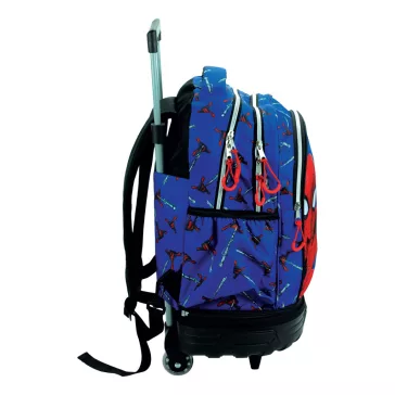   Pókember Evergreen prémium gurulós iskolatáska, táska 42 cm