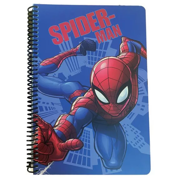 Pókember Web Head B/5 vonalas spirál füzet 70 lapos Pókember Web Head B/5 vonalas spirál füzet 70 lapos