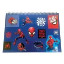 Pókember Miles Morales A/4 spirál vázlatfüzet 40 lapos matricával Pókember Miles Morales A/4 spirál vázlatfüzet 40 lapos matricával