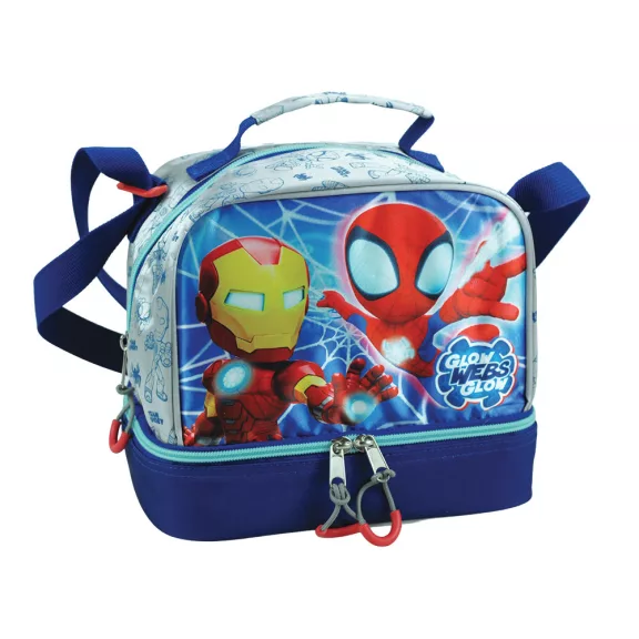 Pókember Spidey Glow thermo uzsonnás táska 21 cm Pókember Spidey Glow thermo uzsonnás táska 21 cm