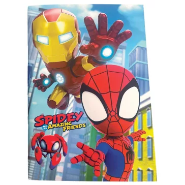 Pókember Spidey Friends B/5 vonalas füzet 40 lapos