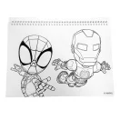 Pókember Spidey Web A/4 spirál vázlatfüzet 40 lapos matricával Pókember Spidey Web A/4 spirál vázlatfüzet 40 lapos matricával