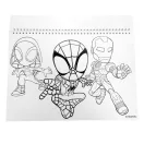 Pókember Spidey Web A/4 spirál vázlatfüzet 40 lapos matricával Pókember Spidey Web A/4 spirál vázlatfüzet 40 lapos matricával
