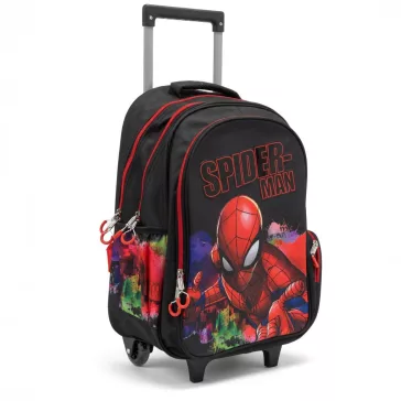 Pókember Global gurulós iskolatáska, táska 46 cm