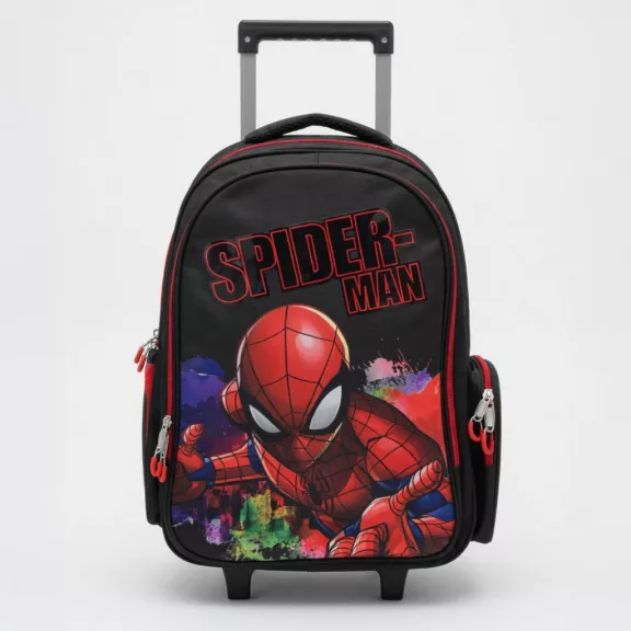 Pókember Global gurulós iskolatáska, táska 46 cm