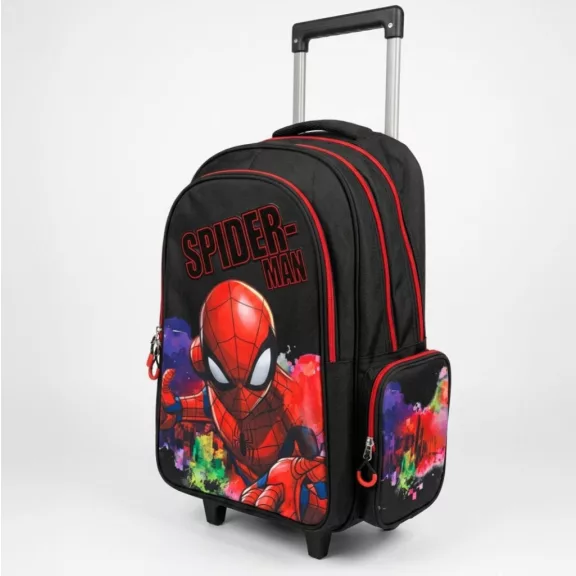 Pókember Global gurulós iskolatáska, táska 46 cm