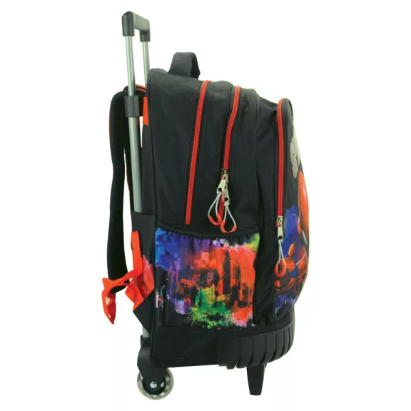 Pókember Global prémium gurulós iskolatáska, táska 42 cm