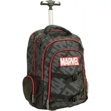 Marvel Black gurulós iskolatáska, táska 46 cm