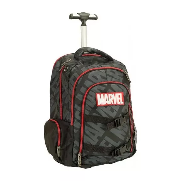 Marvel Black gurulós iskolatáska, táska 46 cm Marvel Black gurulós iskolatáska, táska 46 cm