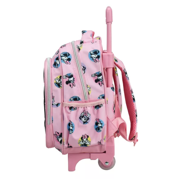 Disney Minnie Pretty in Pink gurulós ovis hátizsák, táska 30 cm