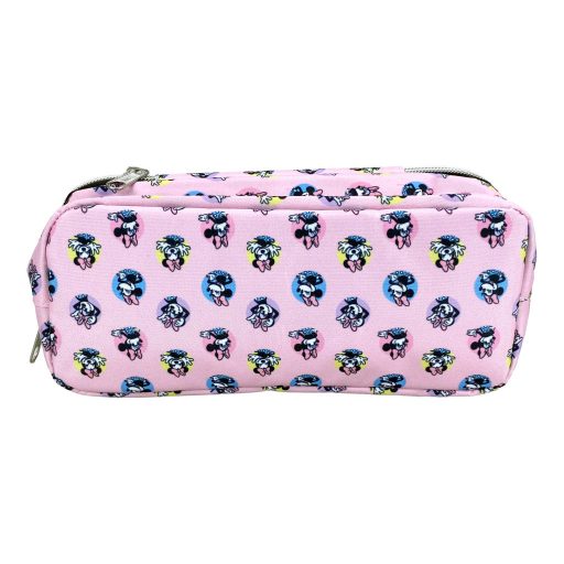 Disney Minnie Pretty in Pink 2 rekeszes tolltartó 26 cm