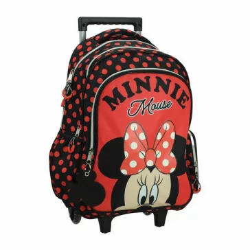 Disney Minnie Red Dots gurulós iskolatáska, táska 46 cm