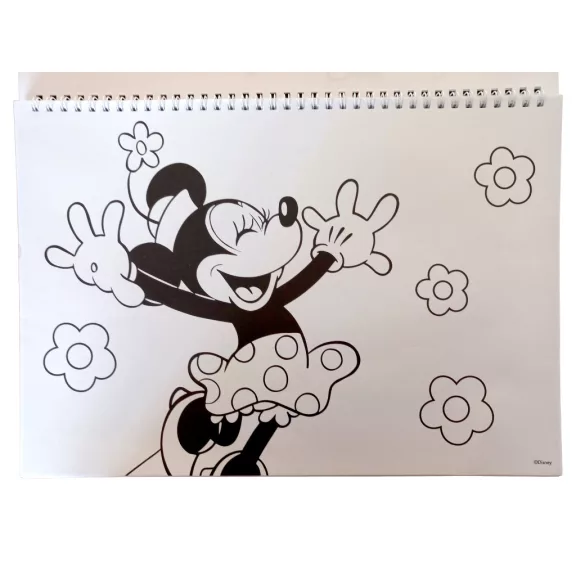 Disney Minnie Nomadic Spirit A/4 spirál vázlatfüzet 40 lapos matricával