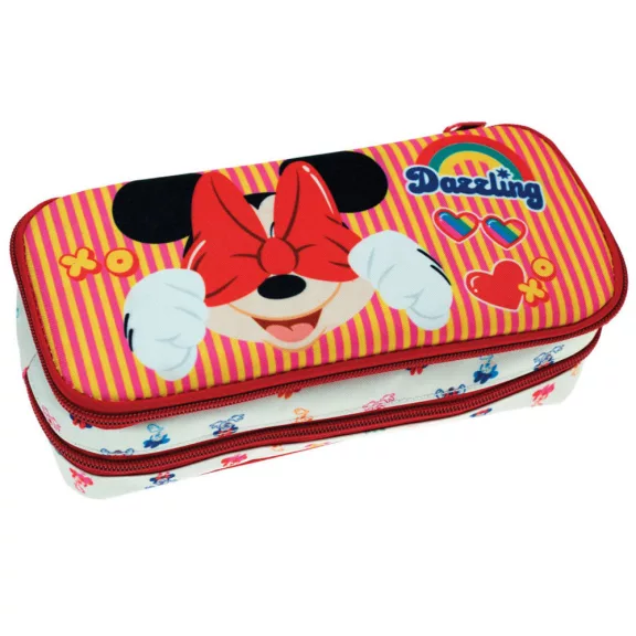 Disney Minnie Wink 2 rekeszes tolltartó 26 cm Disney Minnie Wink 2 rekeszes tolltartó 26 cm