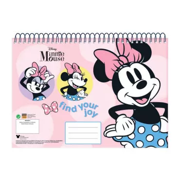 Disney Minnie Joy A/4 spirál vázlatfüzet 30 lapos