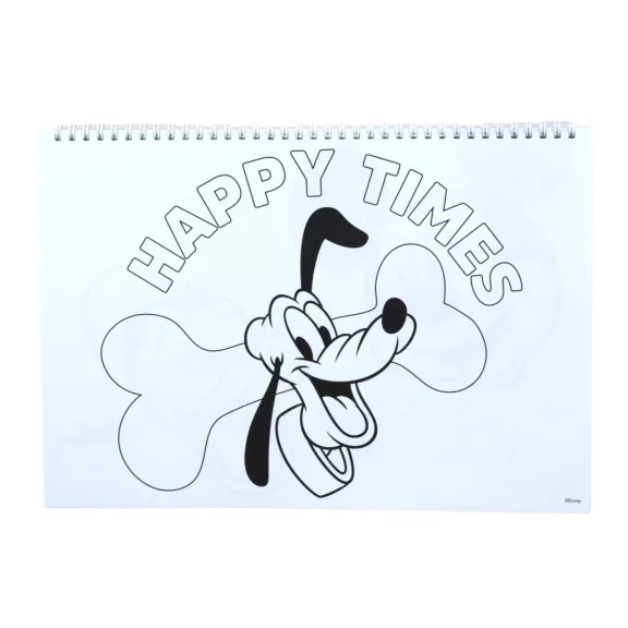 Disney Mickey Oh Boy A/4 spirál vázlatfüzet 40 lapos matricával