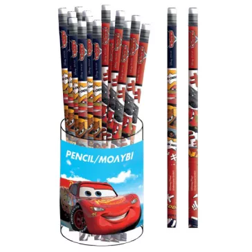 Disney Verdák Vroom HB grafit ceruza radír véggel