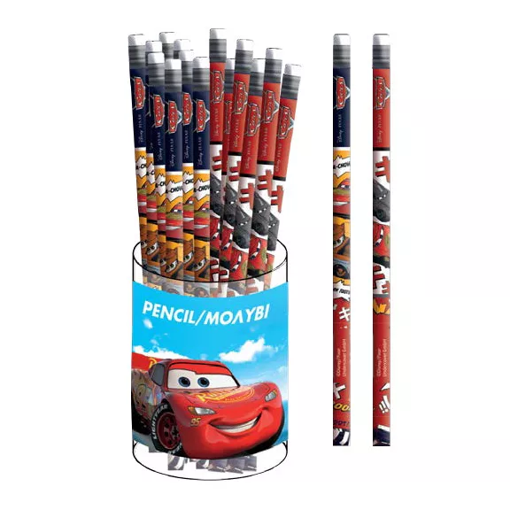 Disney Verdák Vroom HB grafit ceruza radír véggel Disney Verdák Vroom HB grafit ceruza radír véggel