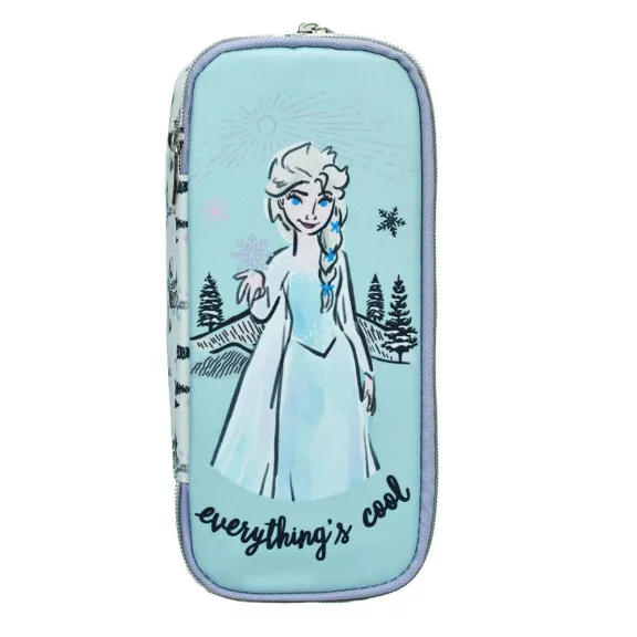 Disney Jégvarázs Adventure 2 rekeszes tolltartó 26 cm Disney Jégvarázs Adventure 2 rekeszes tolltartó 26 cm
