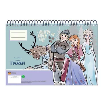   Disney Jégvarázs Adventure A/4 spirál vázlatfüzet 30 lapos