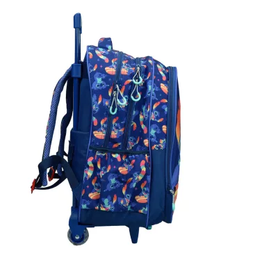   Disney Lilo és Stitch, A csillagkutya Chillin' gurulós iskolatáska, táska 46 cm