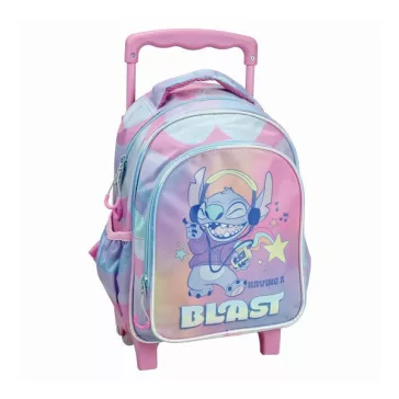   Disney Lilo és Stitch, A csillagkutya Blast gurulós ovis hátizsák, táska 30 cm