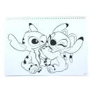 Disney Lilo és Stitch, A csillagkutya Blast A/4 spirál vázlatfüzet 40 lapos matricával Disney Lilo és Stitch, A csillagkutya Blast A/4 spirál vázlatfüzet 40 lapos matricával
