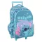 Disney Lilo és Stitch, A csillagkutya Brush It Out gurulós iskolatáska, táska 46 cm