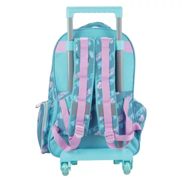   Disney Lilo és Stitch, A csillagkutya Brush It Out gurulós iskolatáska, táska 46 cm