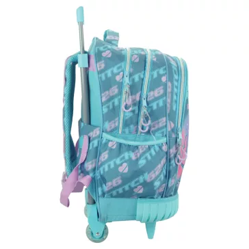   Disney Lilo és Stitch, A csillagkutya Brush It Out prémium gurulós iskolatáska, táska 46 cm