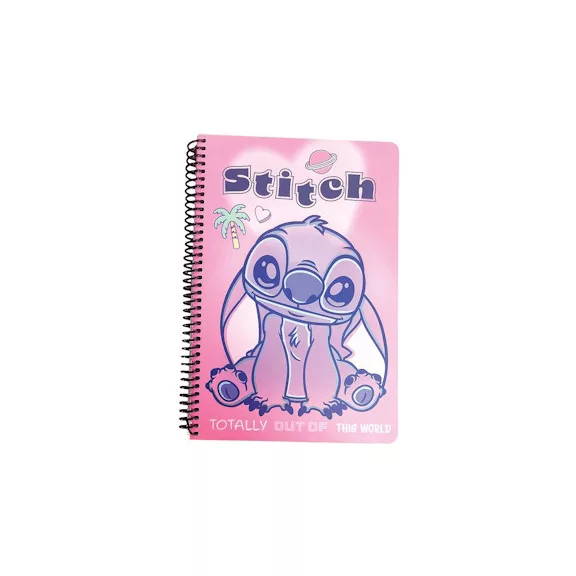 Disney Lilo és Stitch, A csillagkutya Palm B/5 vonalas spirál füzet 70 lapos Disney Lilo és Stitch, A csillagkutya Palm B/5 vonalas spirál füzet 70 lapos