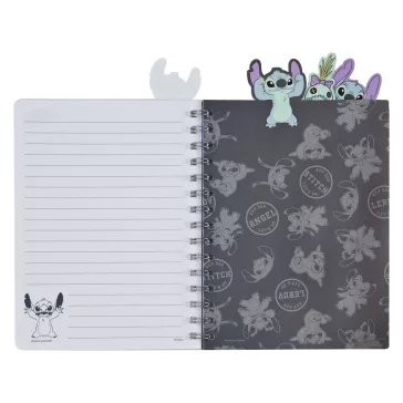   Disney Lilo és Stitch, A csillagkutya Brush It Out A5 notesz, jegyzetfüzet regiszterekkel