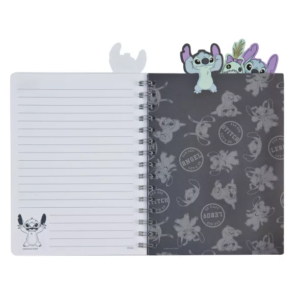 Disney Lilo és Stitch, A csillagkutya Brush It Out A5 notesz, jegyzetfüzet regiszterekkel